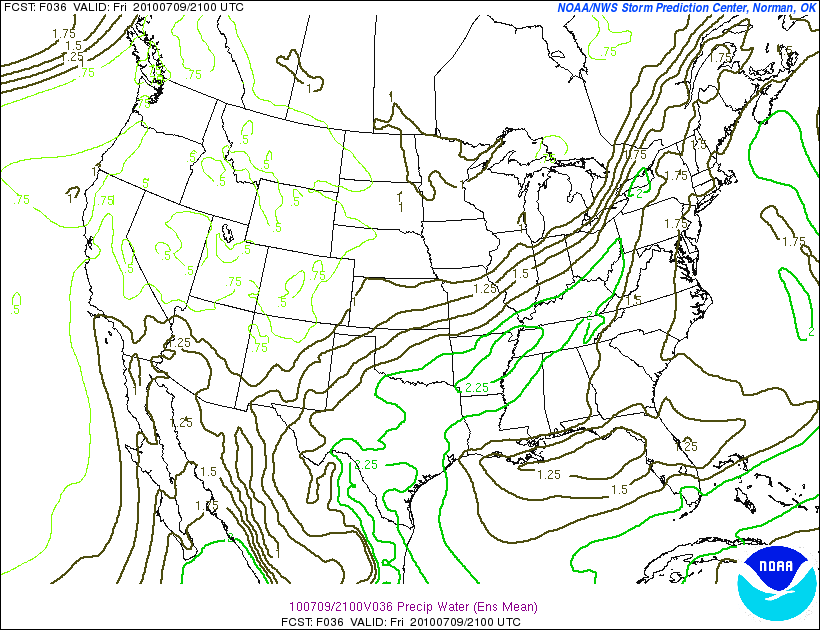 Pwats FRI afternoon