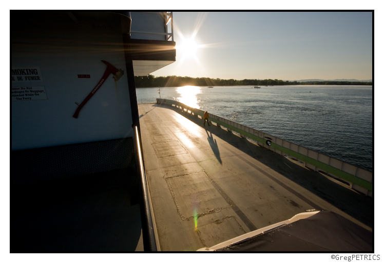 crossing Lake Champlain at Crown Point