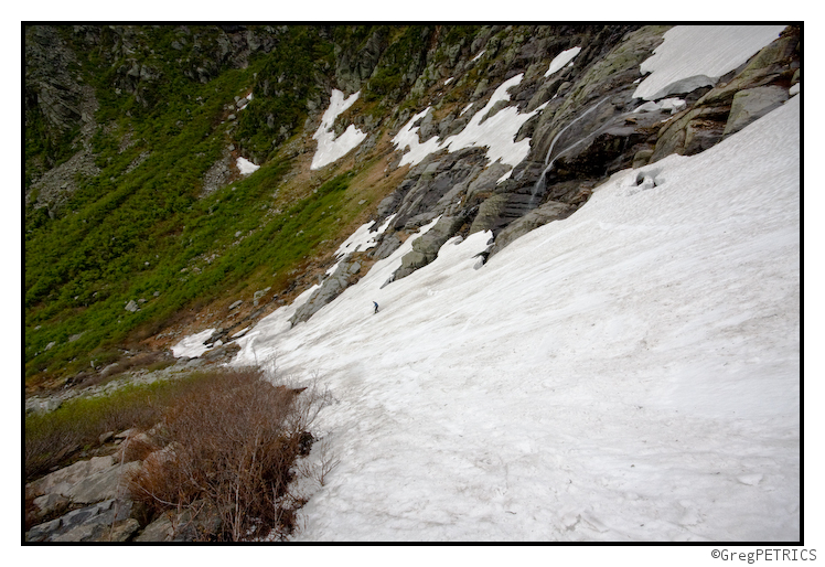 Christian low on the remnants of The Sluice