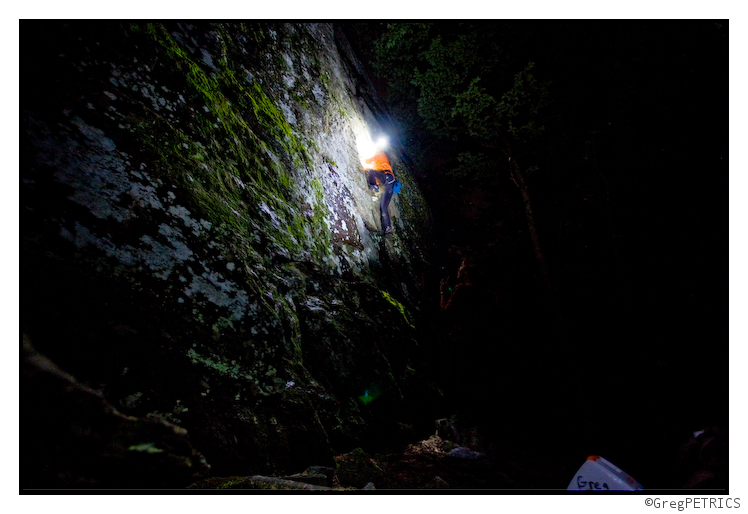 night climbing