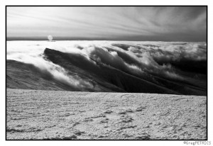 Undercast below Mount Washington