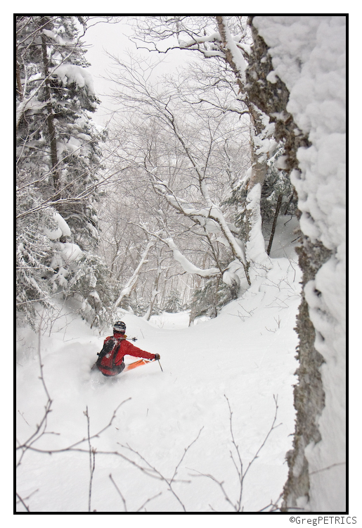 Ben Peters Gets His “Surf” On in a Vermont Glade Ben Peters Gets His “Surf” On in a Vermont Glade