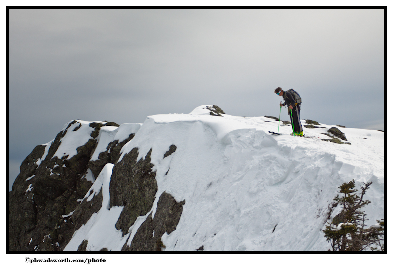 too steep for snow?