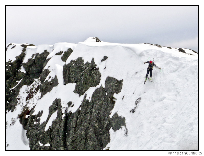 too steep for snow?