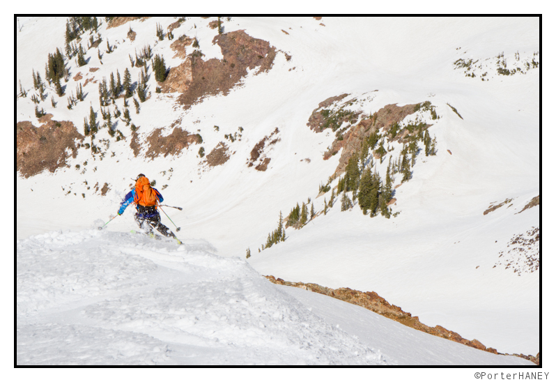 Greg out on the ridge