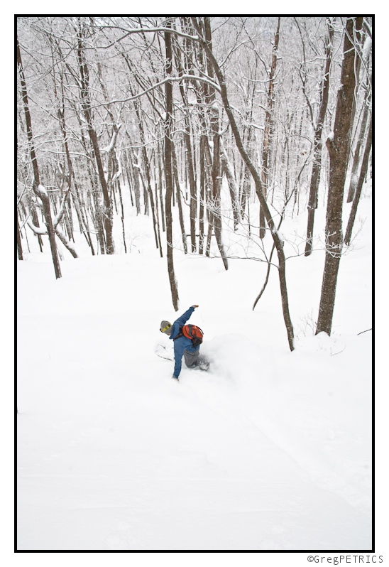 the skiing stayed fun