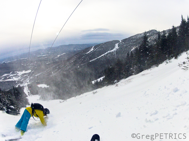 tip grabbing wind-affected snow