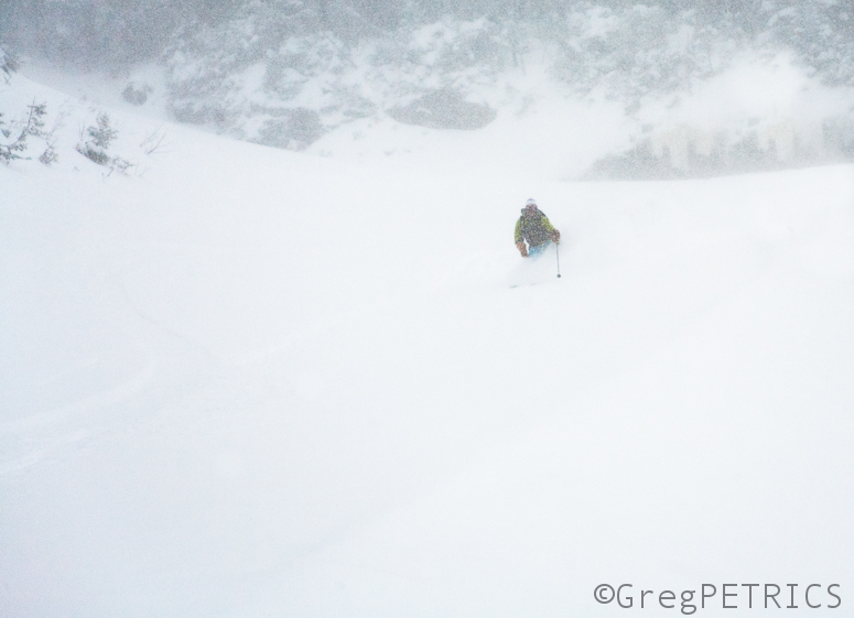 best snow on Saturday was in sheltered areas