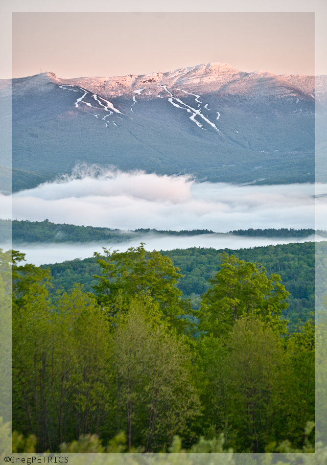 Snow on Mount Mansfield Memorial Day