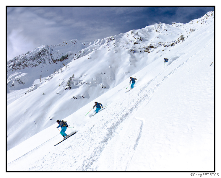 Dwyer on the Upper Snowfields of Little Superior