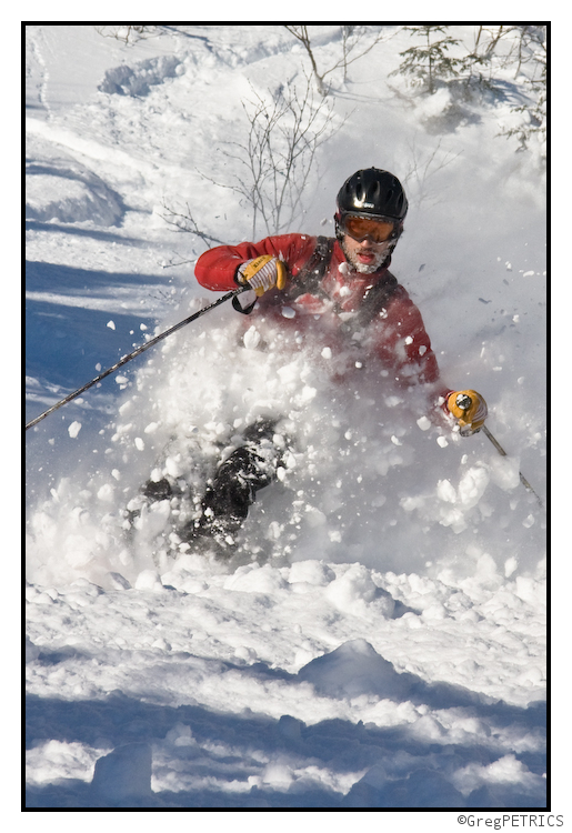 deep powder skiing in Vermont