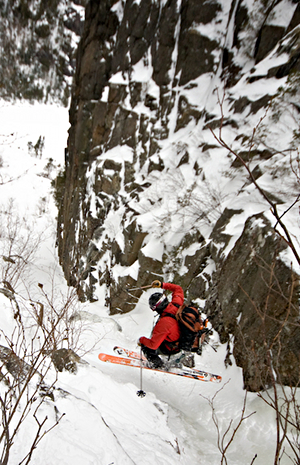 Skiing Mt. Colden's Trap Dike