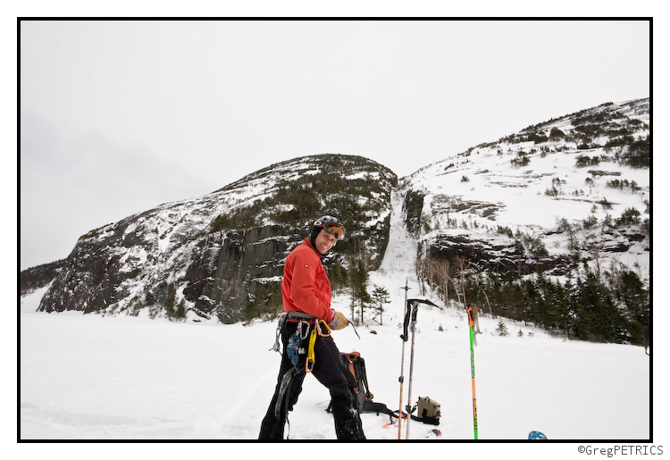 Ben celebrates a successful of the Trap Dike