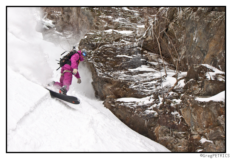 skiing powder in Vermont