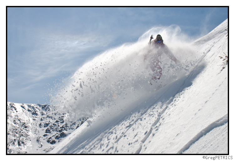 skiing powder snow in New Hampshire