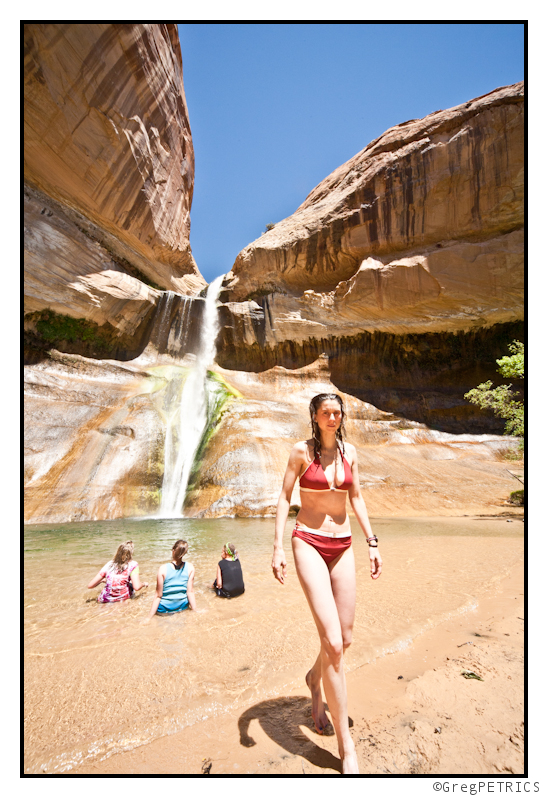 Time for a swim after getting shut down by Lake Powell!