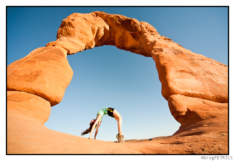 KC Arch in front of Delicate Arch