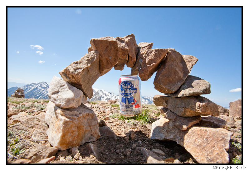 arch on Baldy Peak in the Wasatch