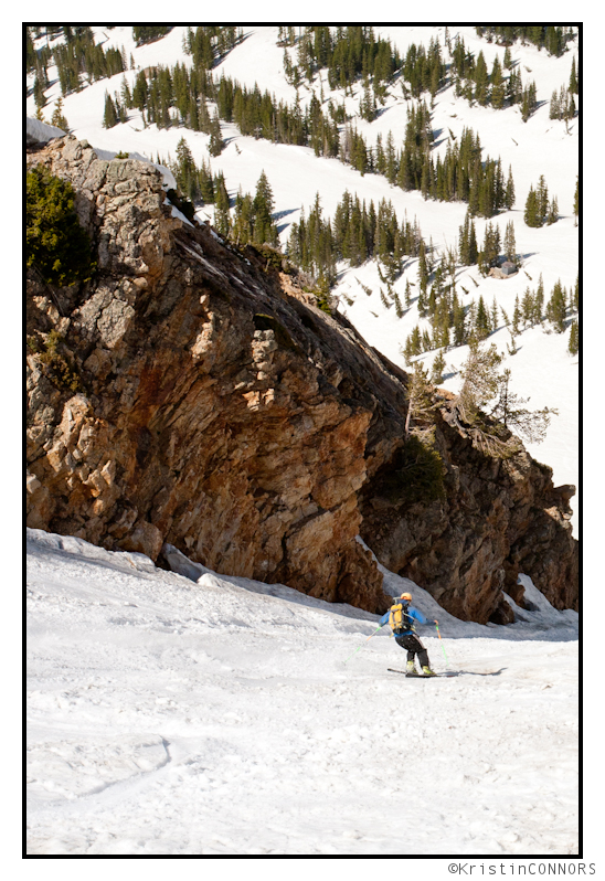 Greg in Main Chute on Baldy