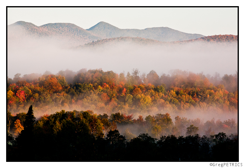 warm colors draped across our mountains