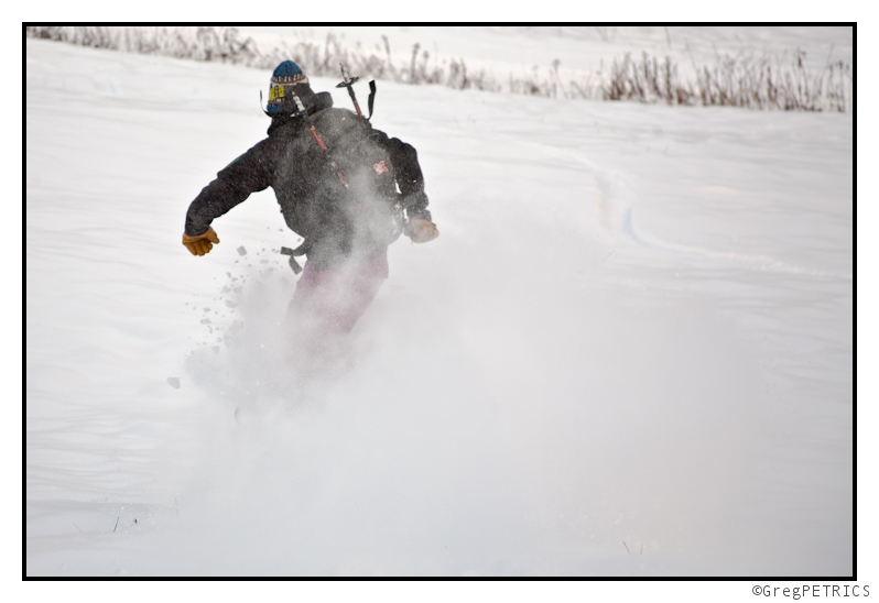 sunny skies and powder snow