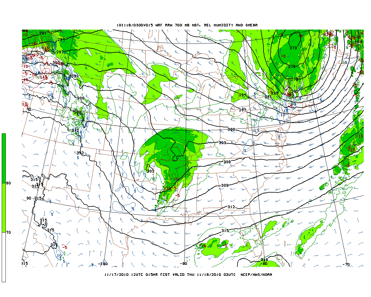 Moisture moving 